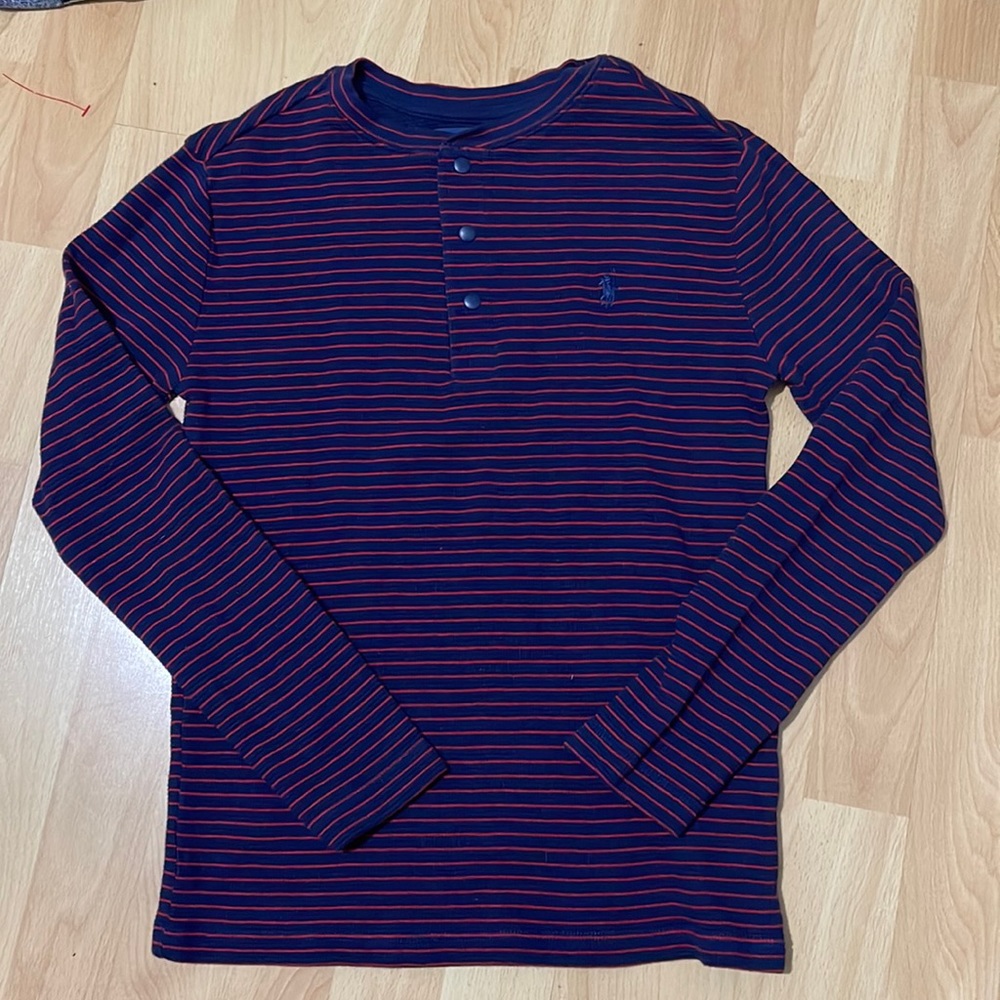 POLO Waffle Weave Henley in medium
